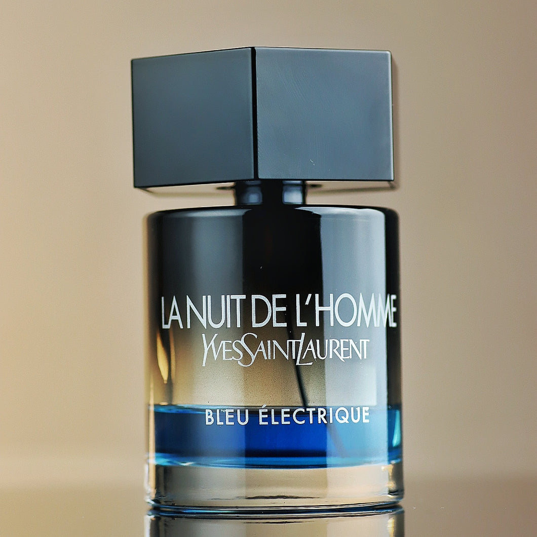 La Nuit De L'Homme Bleu Electrique Sample and Decants By Yves Saint Laurent